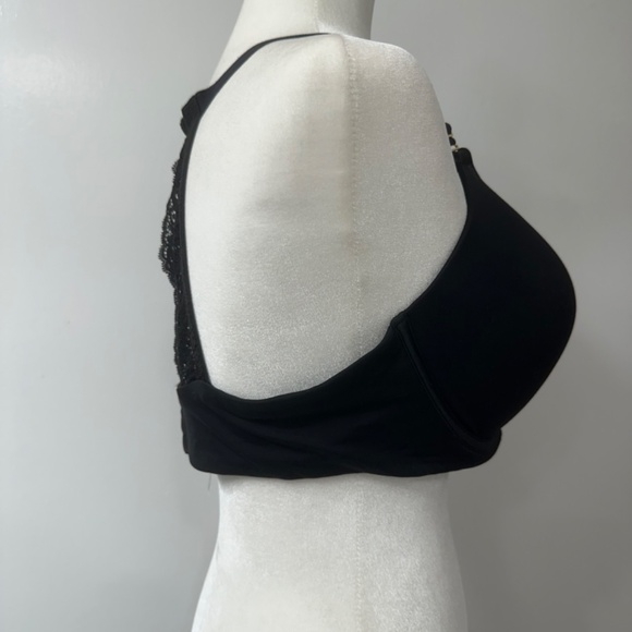 Soma Embraceable FC Geo Lace Racerback Lace Push Up Back - 40D - Black - Picture 3 of 5